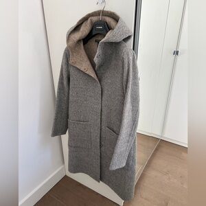 Eileen Fisher alpaca coat